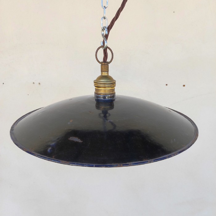 Miniatura dell'articolo Lampada industriale a sospensione vintage D30 - Oggetto n.315