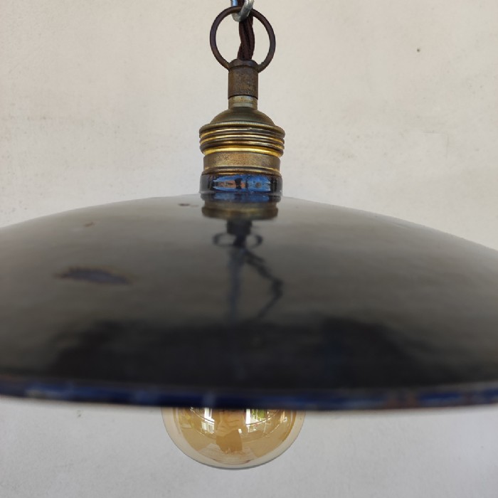 Miniatura dell'articolo Lampada industriale a sospensione vintage D30 - Oggetto n.315