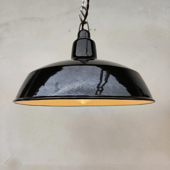 Lampade industriali a sospensione Philips vintage (coppia) D30 - foto 4