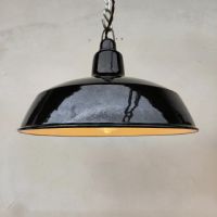 Lampade industriali a sospensione Philips vintage (coppia) D30 - miniatura 4