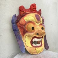 Miniatura dell'articolo Maschera orientale di cartapesta - Oggetto n.140