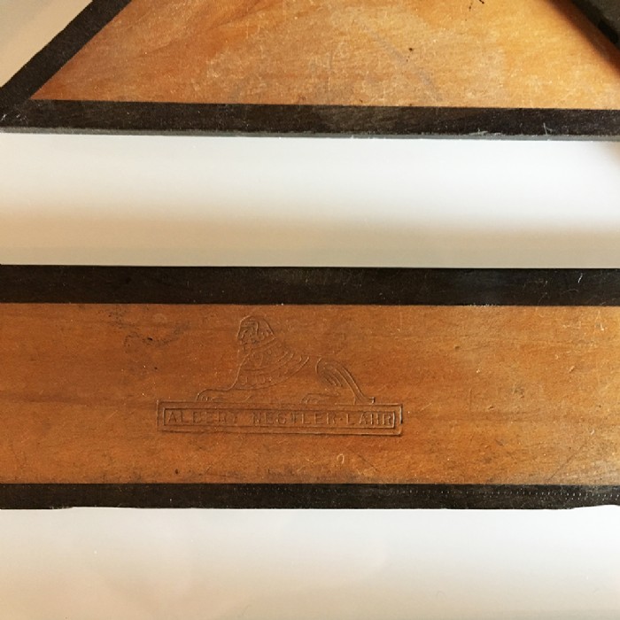 Miniatura dell'articolo Squadrette e righelli in legno - Oggetto n.142