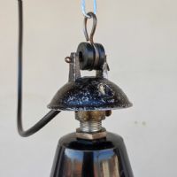 Ingrandisci l'immagine Lampada industriale a sospensione italiana vintage D30 - miniatura 2