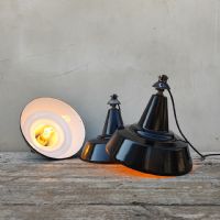 Ingrandisci l'immagine Lampada industriale a sospensione italiana vintage D30 - miniatura 8
