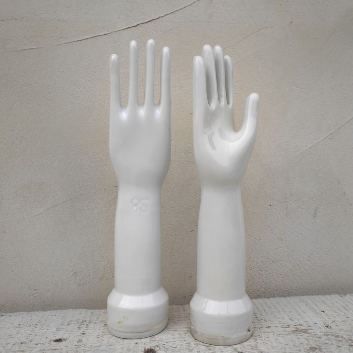 Miniatura dell'articolo Forme per guanti industriali coppia vintage - Oggetto n.281